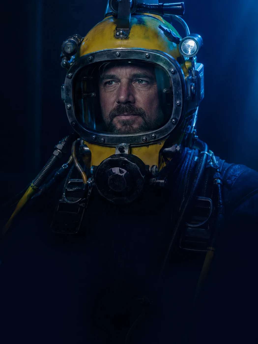 DANIEL REED in professional diving equipment